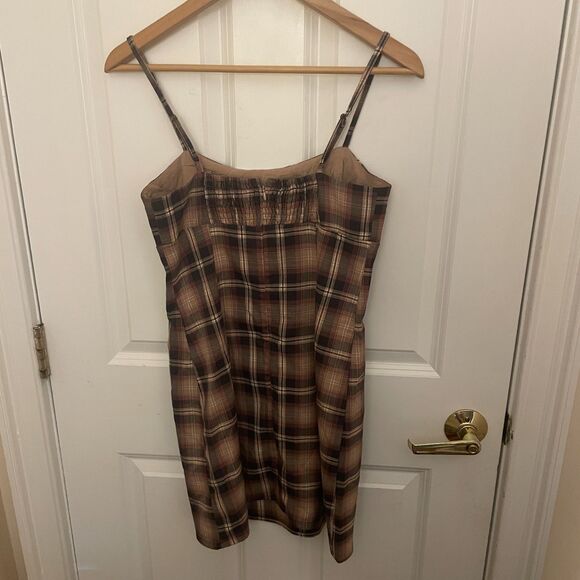 Aeropostale NWT Plaid Mini Shift Dress Sleeveless Small Academia Preppy - Picture 4 of 11